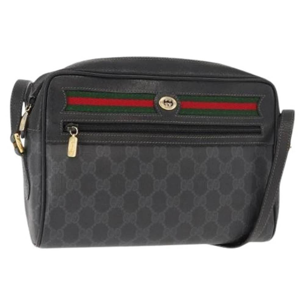 Gucci Vintage Pre-owned Vintage Cross Body Taske - Vintage - Dame - Sort - ONE SIZE -