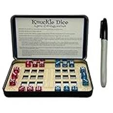 Travel Board Games | Baseball Football Knuckle Dice Game | Compact Board Games | Adorable Travel Board Games | Interactive Board Game | Portable Board Game For Kids Boys & Girls