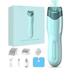 Vacuum Hair Clippers for Kids & Men, Electric Haircut Kit with Dual Motor Power, Cordless Professional Hair Trimmer, IPX7 Waterproof & Rechargeable