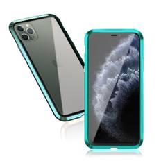 Luphie Sword iPhone 11 Pro Alu-Bumper + Glas - Mørkegrøn