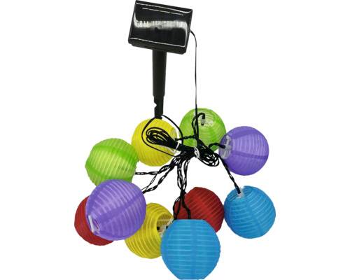 Solcellsbelysning LED lyktor 10x Ø7,5cm 600mAh