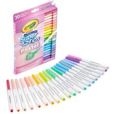 Crayola Super Tips Fiberpenne Pastel 20-pak