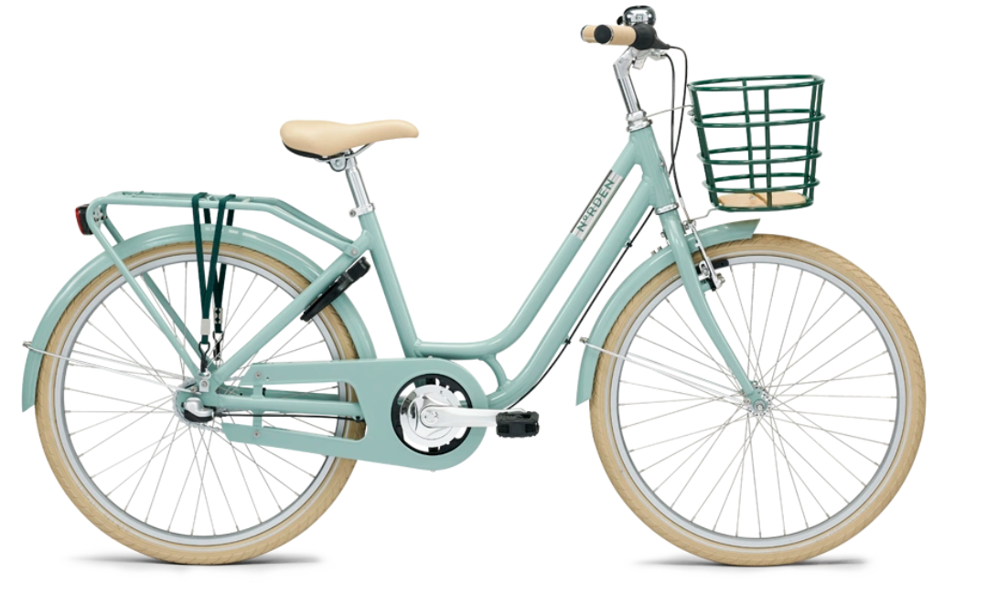 Norden Clara - Pigecykel - Grøn.