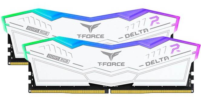 Team Group FF4D532G7200HC34ADC01 T-Force Delta RGB RAM Modul - 32GB (2x16GB), DDR5, 7200 MHz