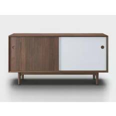 No. 11 Skænk - valnød m. hvid låge - Sibast Furniture