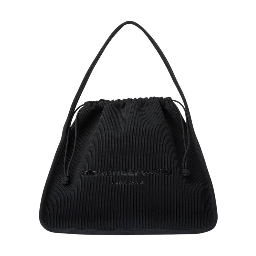 Alexander Wang Stor Skuldertaske - Ryan - Tasker - Dame - Sort - ONE SIZE - Uld