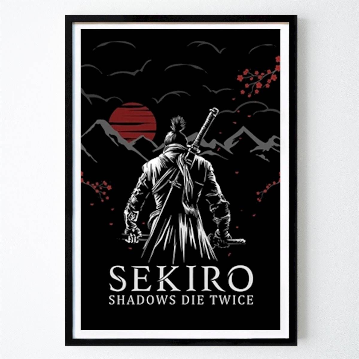 Abstrakt Poster: Sekiro Vargen Samuraj av Faissal Thomas