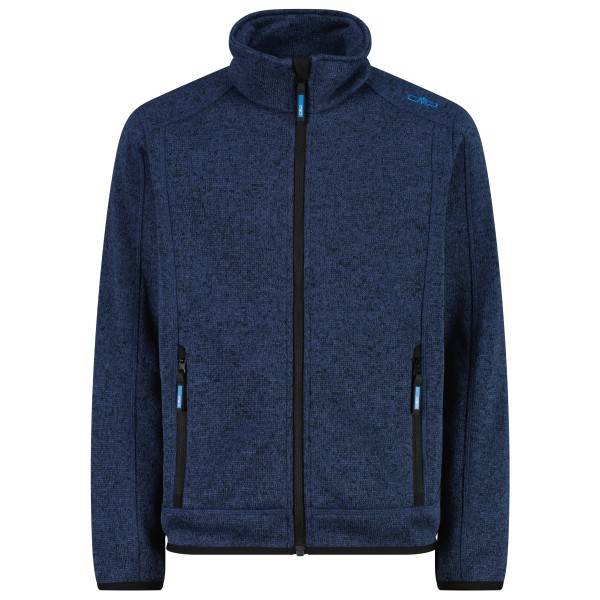 CMP Boy's Jacket Jacquard Knitted Fleecejacka Barn Storlek 140 Färg blå