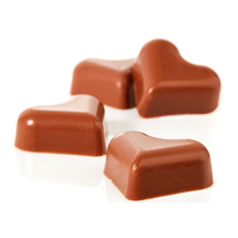 FLØDE CHOKOLADE HJERTER 100 GR. - FRELLSEN CHOKOLADE