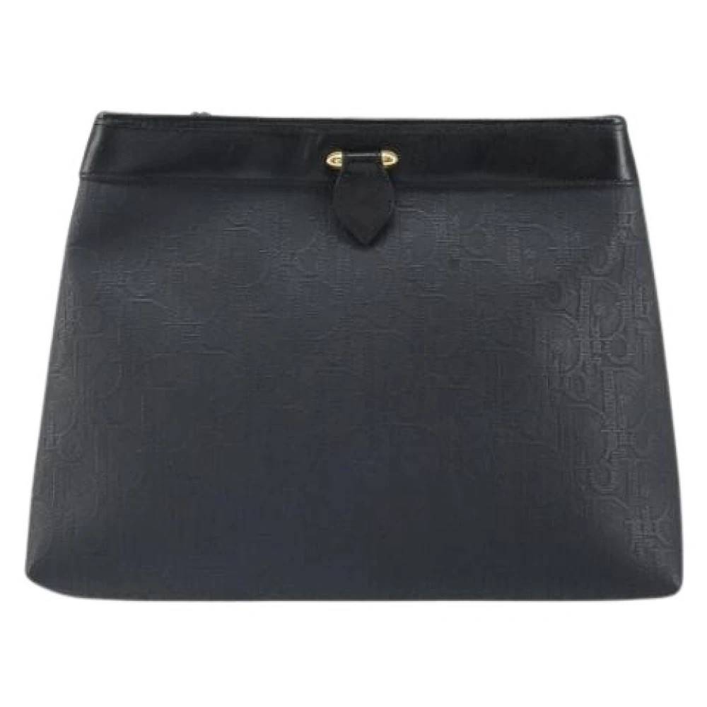 Dior Vintage Pre-owned Trotter pouch - Vintage - Dame - Sort - ONE SIZE -