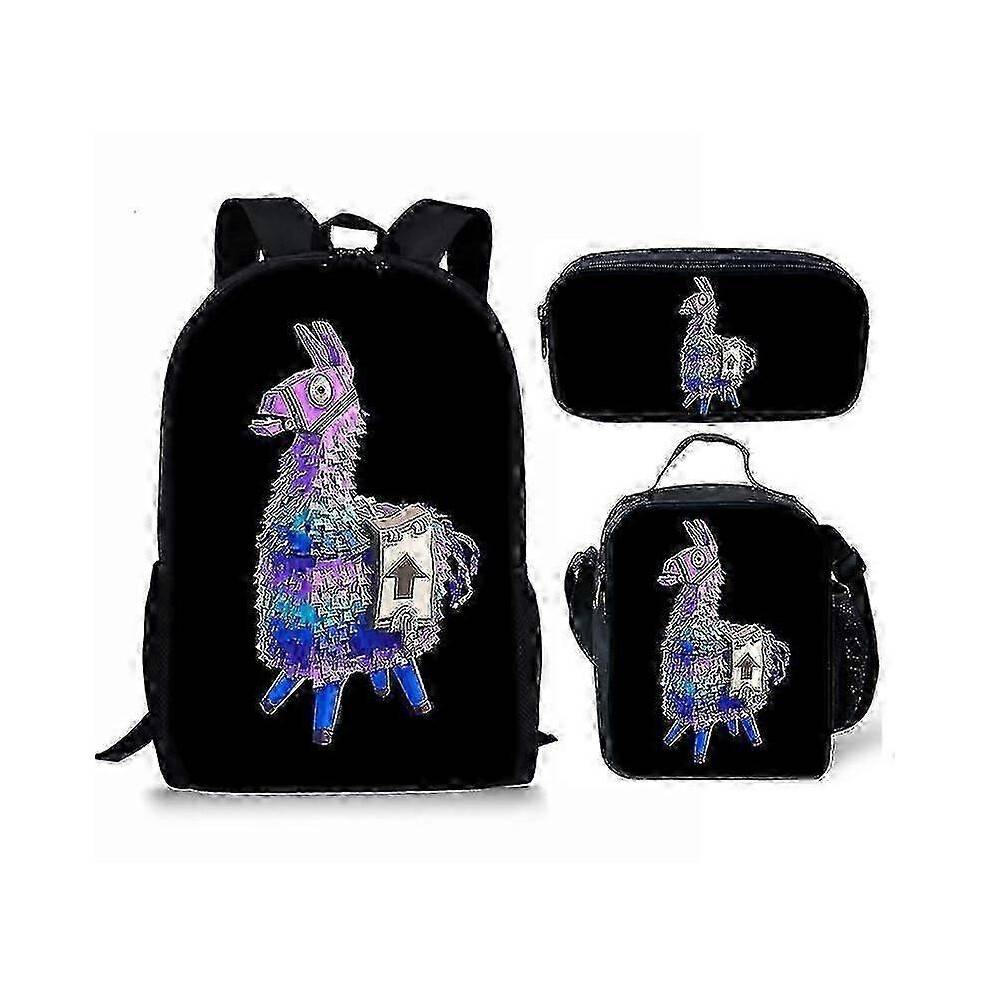 (Only a backpack, 30) Fortnite Printed School Bag Children's Backpack Or Satchel Or Pen Bag Or Three-piece Set