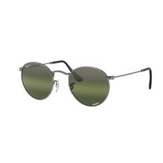 Ray-Ban RB3447 Round Metal Polarized 004/G4 53 Solbriller Mænd Gunmetal - Gunmetal - 53mm