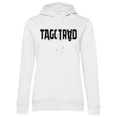 Ekologisk Hoodtröja | Dam | Taggtråd - Vit - XL