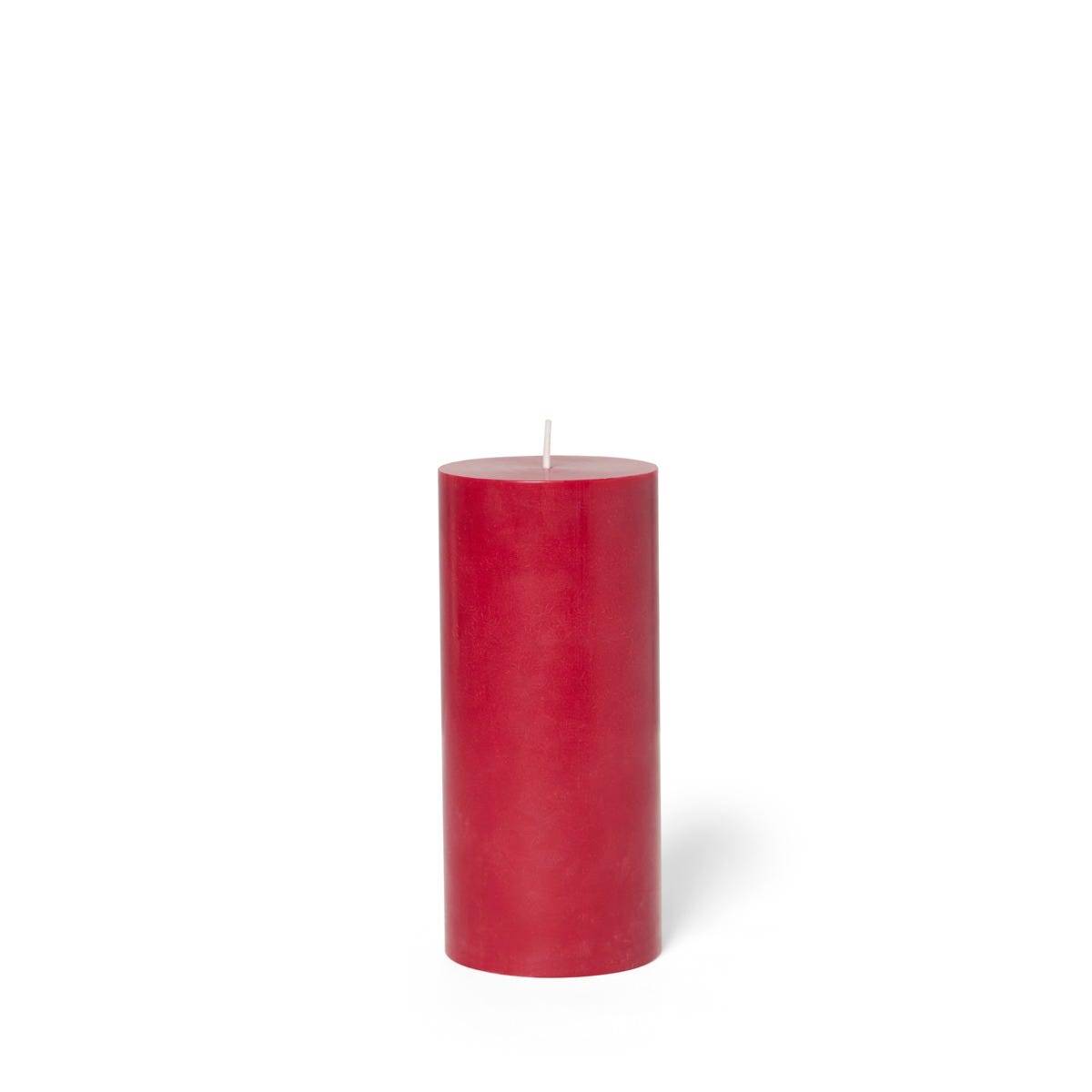 Blockljus Stearin 15x6,8cm Röd