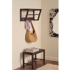 Ellos Home - Hatthylla Stripe - Brun