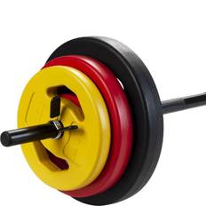 Billigt aerobic vægtstang sæt (20 kg) (farvet)