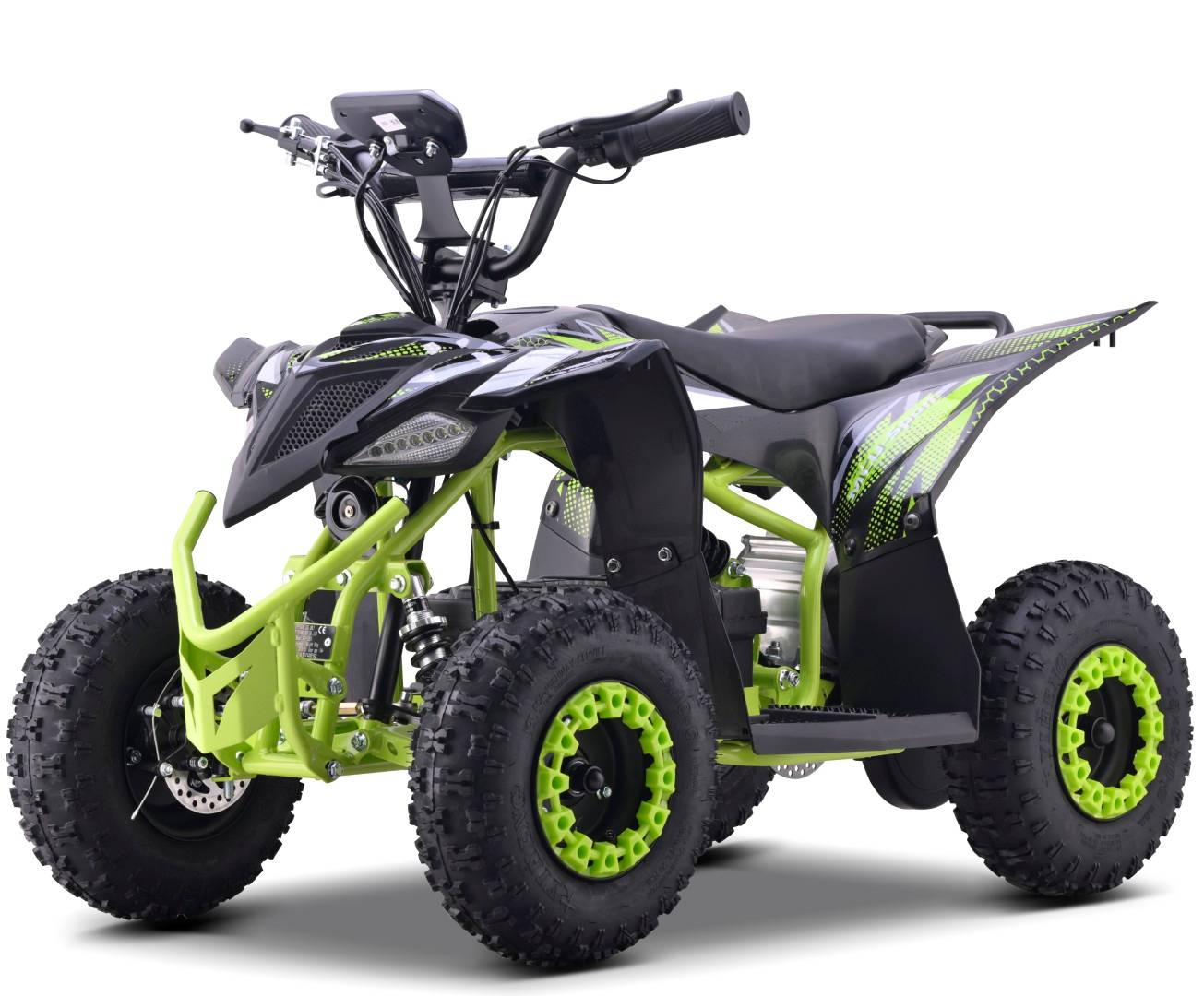 EL Mini ATV Voltrix Brushless 1000W m/fart begrænser+lys Grøn