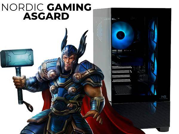 Nordic Gaming Asgard Thor V8 gaming-pc - Ryzen 7 7800X3D, 32 GB, RTX 5070, 1 TB SSD