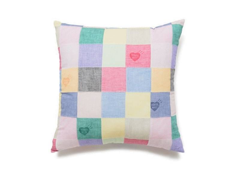 Human Made Patchwork Cushion Pink