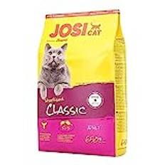 JosiCat Sterilised Classic (7 x 650 g) | Adult | Premium Trockenfutter für kastrierte Katzen | mit wenig Fett und viel Protein | Powered by JOSERA | Katzenfutter | Alleinfuttermittel | 7er Pack