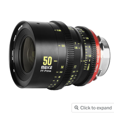 Meike 50mm T2.1 Full Frame Prime Cine Lens PL