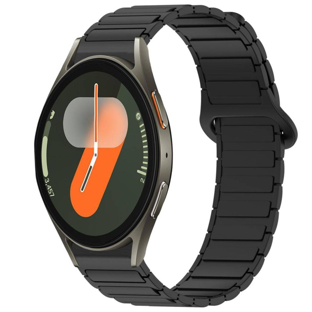 Samsung Galaxy Watch 7 40/44mm Silikone Urrem – Sort