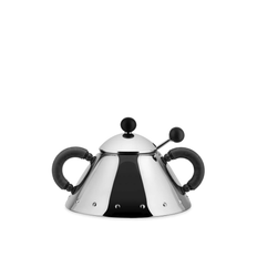 Alessi - Sugar Bowl 9097 With Spoon / Black - Serveringsskålar - Michael Graves