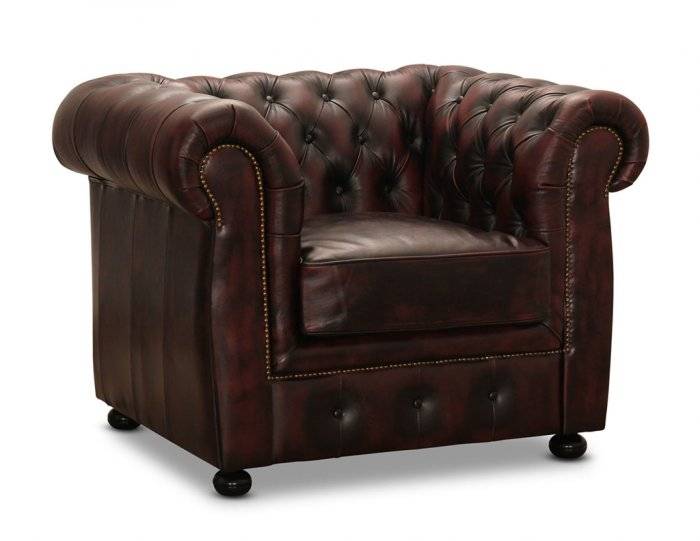Hagagruppen - Liverpool Chesterfield Fåtölj Burgundy