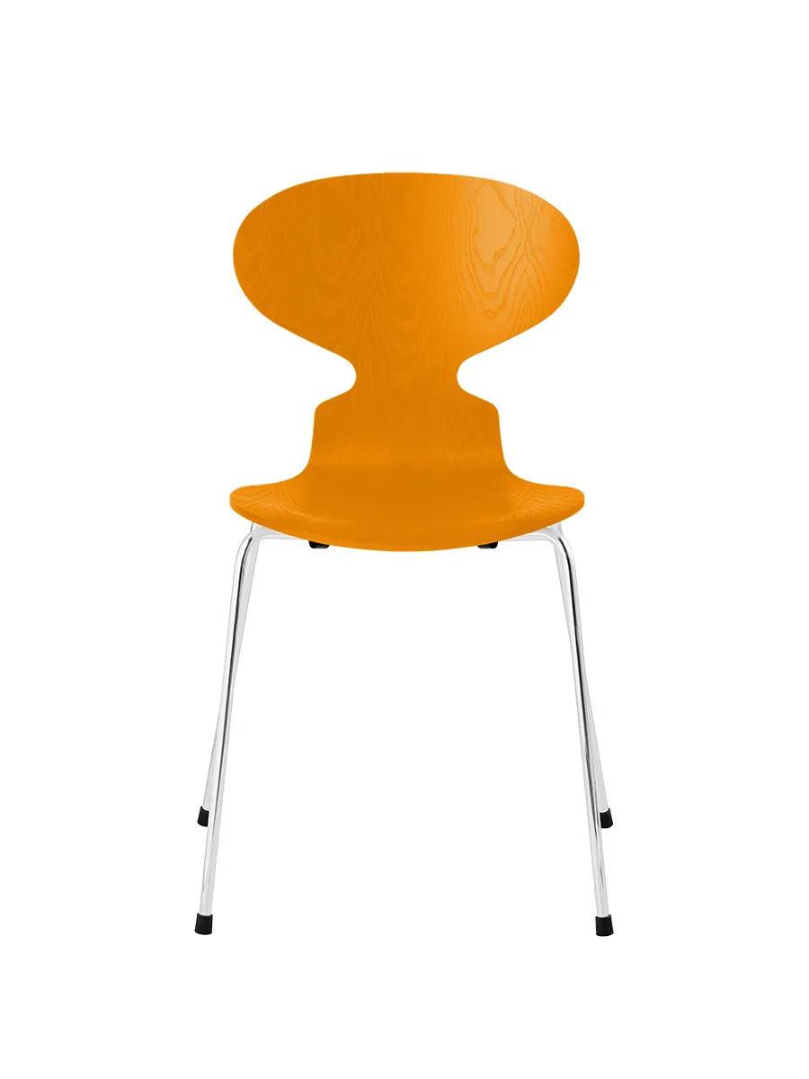 3101 Myren Stol i farvet ask af Arne Jacobsen Burnt Yellow / Krom - Jacobsen Plus