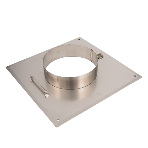 Flange til muret skorsten 375 x 375 mm.