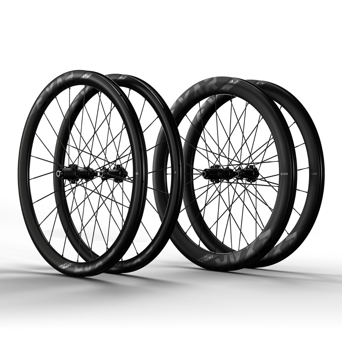 Magene - Exar Fiber Ultradark Series - Hjulsæt - Carbon