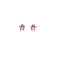 Edblad - Star Sparkle Studs Kids Pink Gold