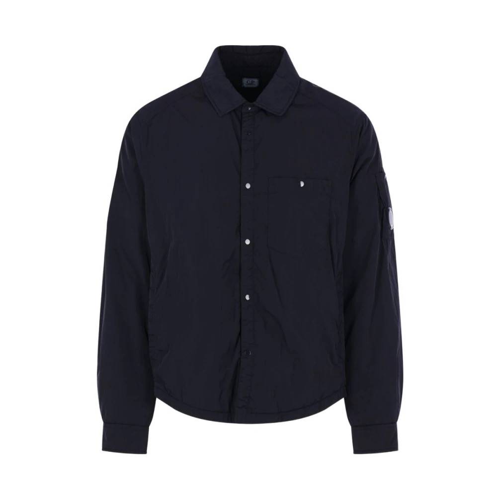 C.P. Company Chrome-R Padded Lens Overshirt - Jakker - Herre - Blå - 2XL - Nylon