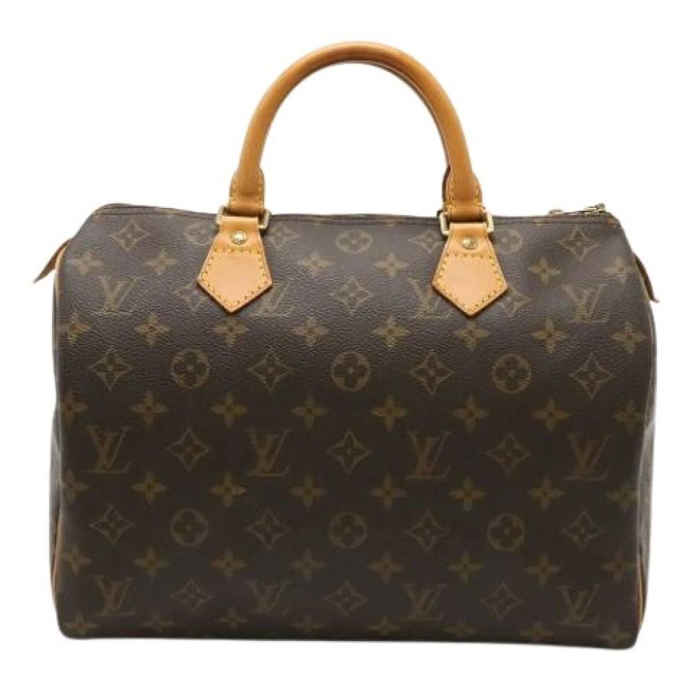 Louis Vuitton Vintage Pre-owned Vintage Monogram Håndtaske - Vintage - Dame - Brun - ONE SIZE - Læder