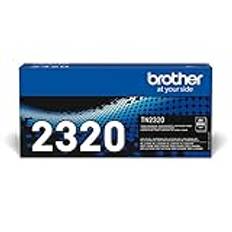 Brother TN-2320 original toner för DCPL2500D, DCPL2520DW, DCPL2540DN, DCPL2560DW, HLL2300D, HLL2340DW, HLL2360DN, HLL2365DW, MFCL2700DN, MFCL2700DW, MFCL2740DW DW, Svart