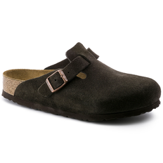 Boston Soft Footbed Suede Leather Mocha narrow - 37