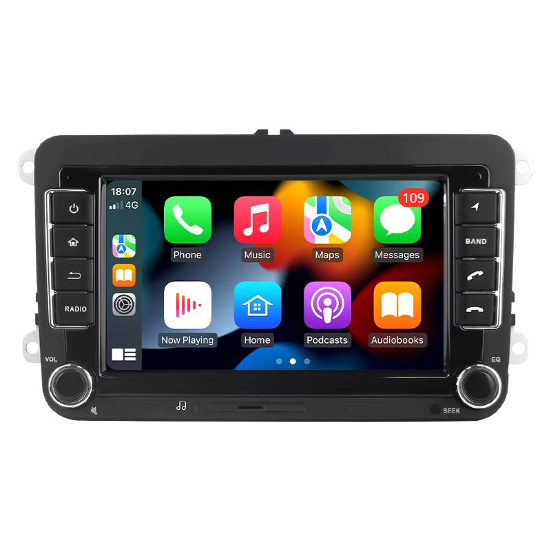 Autoradio 7'' kit til Seat/Skoda/VW - CarvillZ LM7048 - Trådløs Apple Carplay & Android Auto