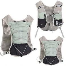 Running Hydration Vest Backpack, Hydration Backpack(Only Backpack Without Bladder), Lightweight Breathable Pack Daypack For Hiking Trail Running Cycli - Green