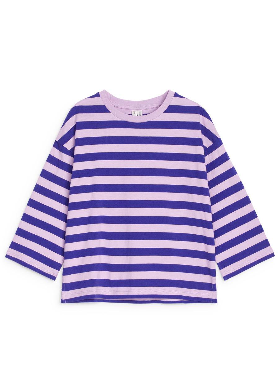 ARKET Långärmad T-shirt -Lila, 110/116