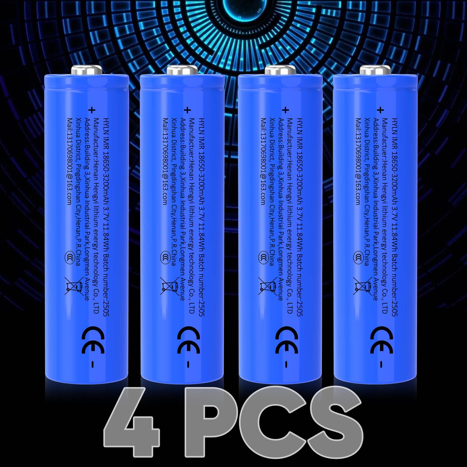 TEMU 3.7v Home Battery, 18650, With 3200mah