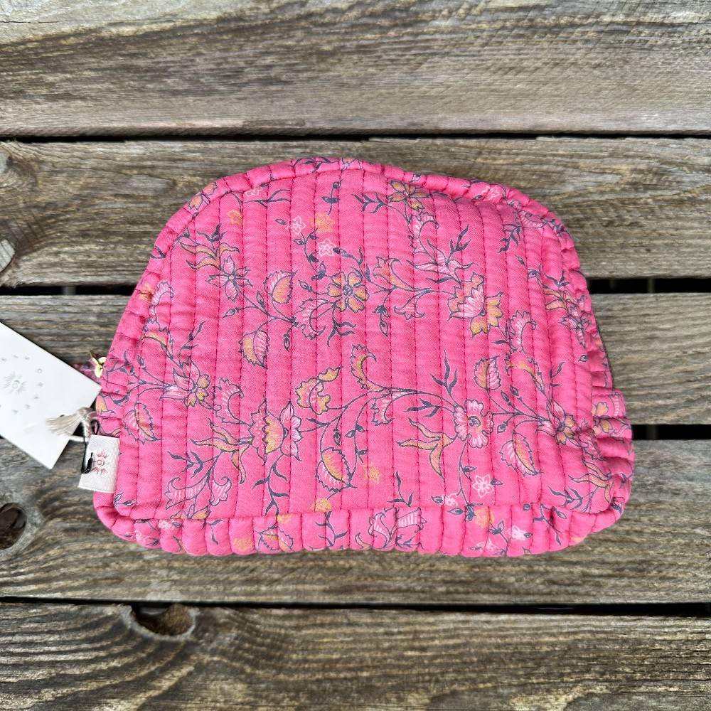 Craft Sisters - Moon Pouch Silk Sarée - S - Pink