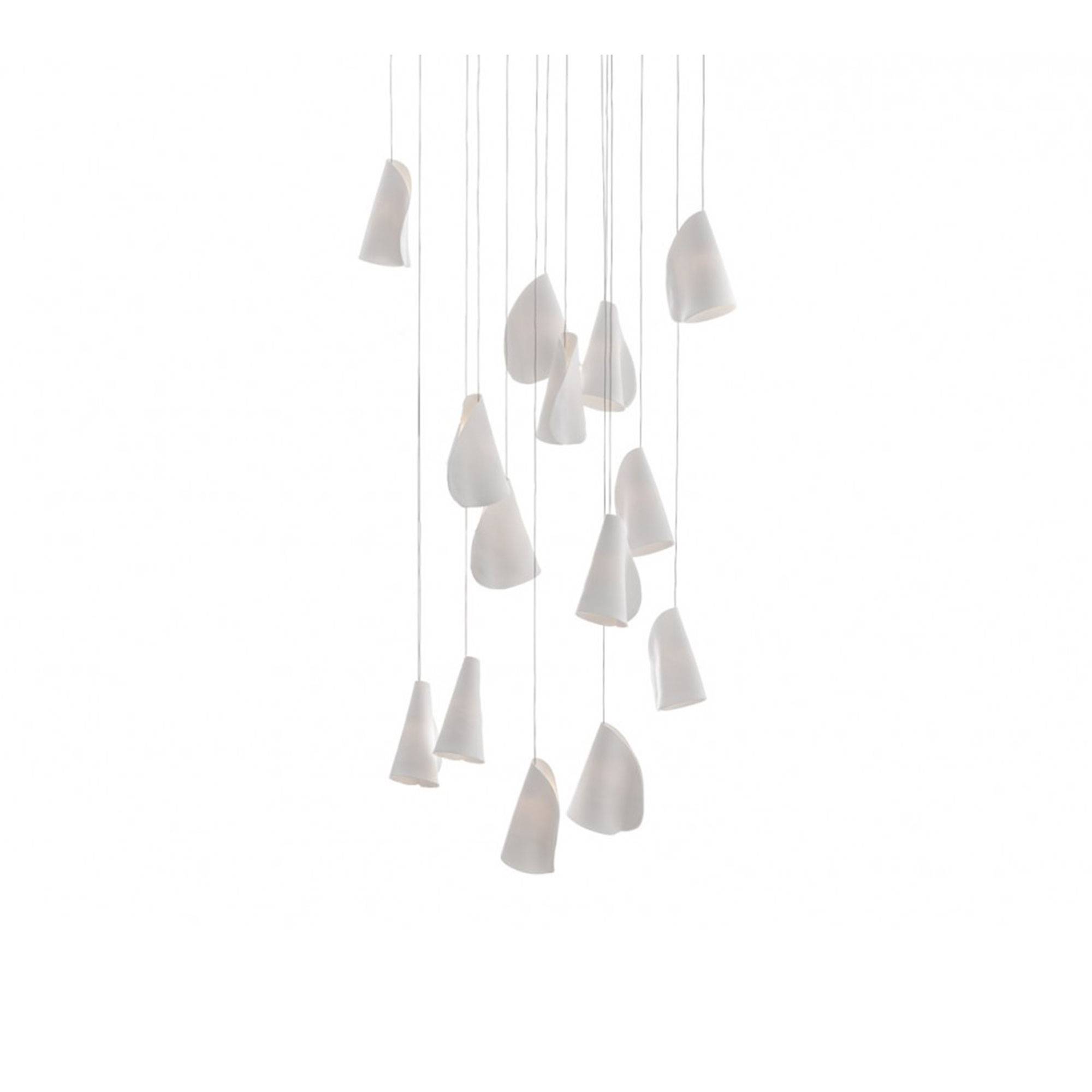 Bocci - 21.14 Rectangle, Vit - Pendellamper - Omer Arbel - Hvid