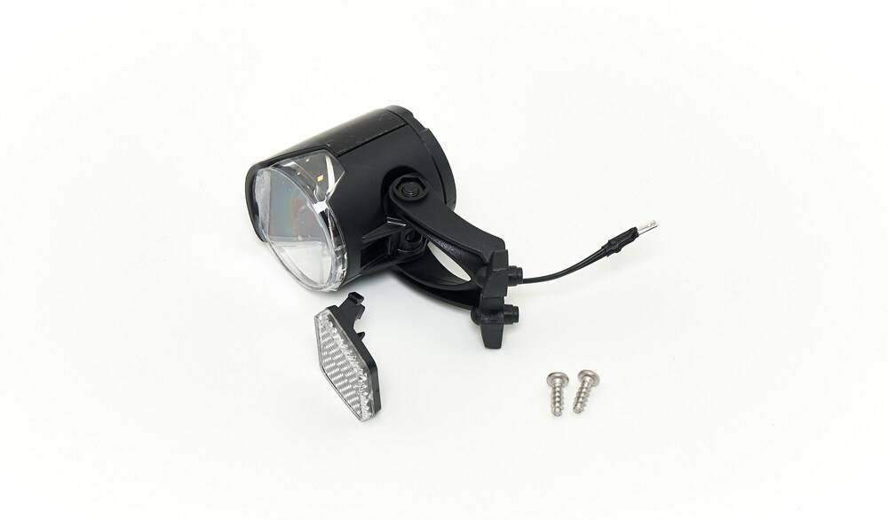 Herrmans Framlampa, MR4 40LUX E-B, Black, E-Bike Ready