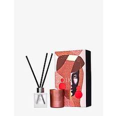 JOIK Joik Glam Gift Box: Salted Caramel Scented Candle, Raspberry Bon Bon Fragrance Diffuser |Nude |One Size
