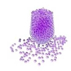 KONFEN Vatten pärlor, 20000 Lila Gel Bollar, 100g Hydrogel Bollar Gel Pärlor Icke-toxiska Vatten Pärlor för Växt Blommor Dekoration (Morado)