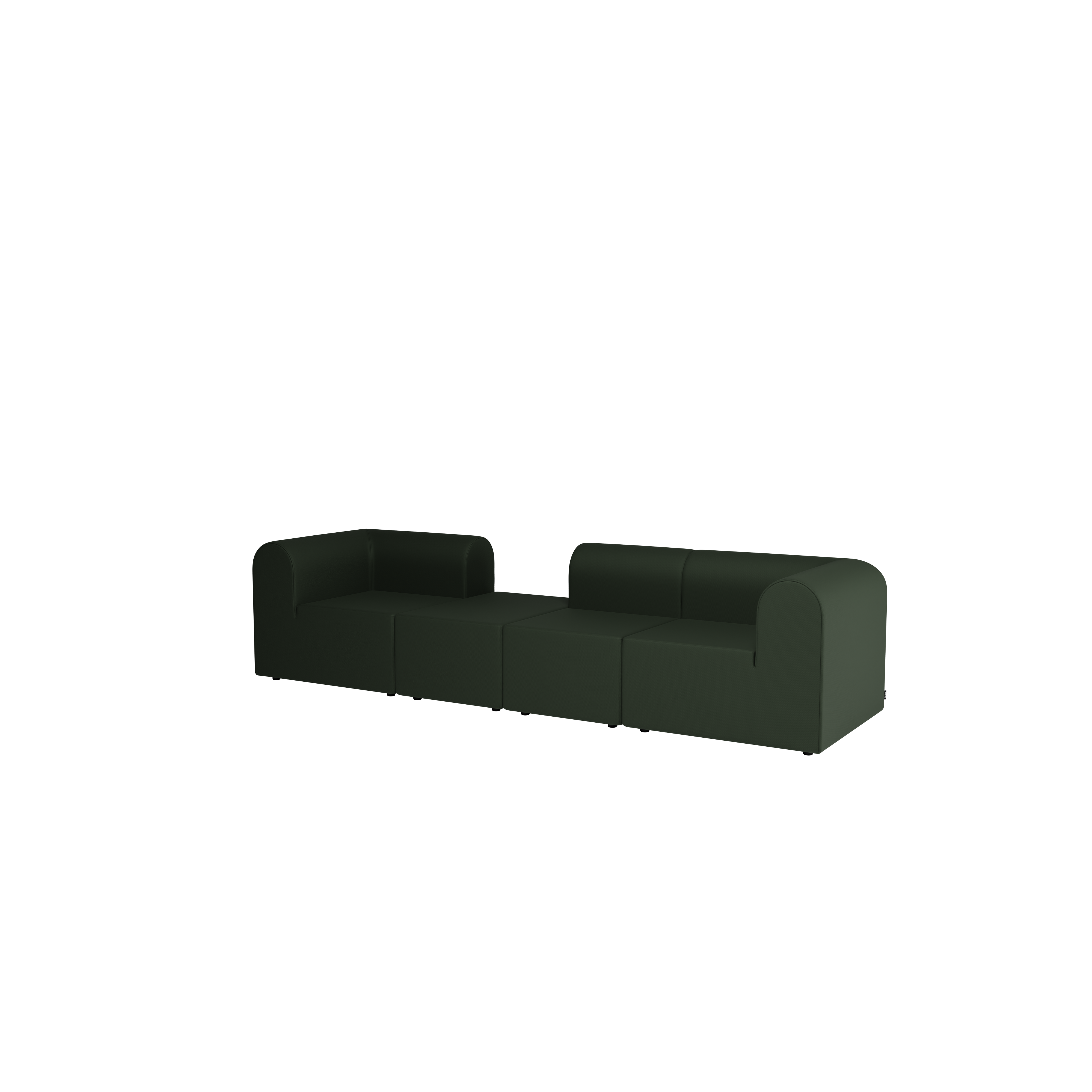 Paradigm 4-personers sofa med armlæn fra Montana Steelcut 975 - Jacobsen Plus