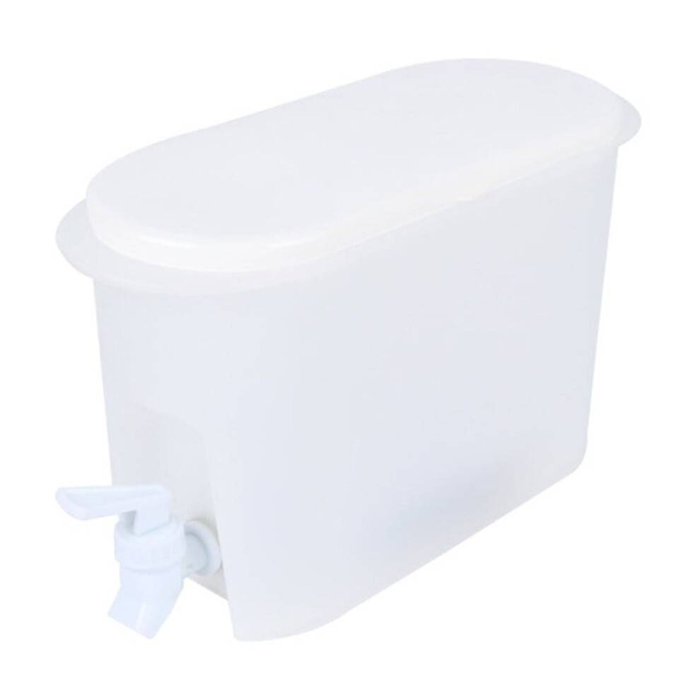 Køleskabsdispenser til drikkevarer i plastik, 30 x 15 x 10 cm med tap