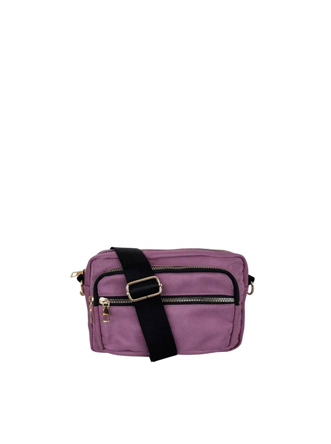 Black Colour Vanda Crossover Bag - winter rose ONESIZE