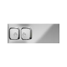 Purus Basic H PBH-1600 Diskbänk 1600x600x30 mm, vändbar, rostfri