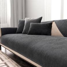 IMSGVIFO Sofabezug l Form 1 2 3 4 Sitzer,Chenille Couch überzug Anzug Pets Dog Sofaschoner rutschfest Sofabezug Ecksofa l Form Four Seasons Universal Couch Cover Sofabezug Ecksofa l Form